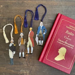 DAVID HOWELL AND COMPANY George Washington Metal Bookmark