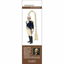 DAVID HOWELL AND COMPANY George Washington Metal Bookmark