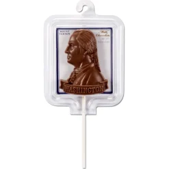 DESIGN MASTER ASSOCIATES George Washington Milk Chocolate Pop