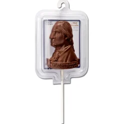 DESIGN MASTER ASSOCIATES George Washington Milk Chocolate Pop