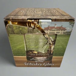 DESIGN MASTER ASSOCIATES George Washington Quote Rocks Glass