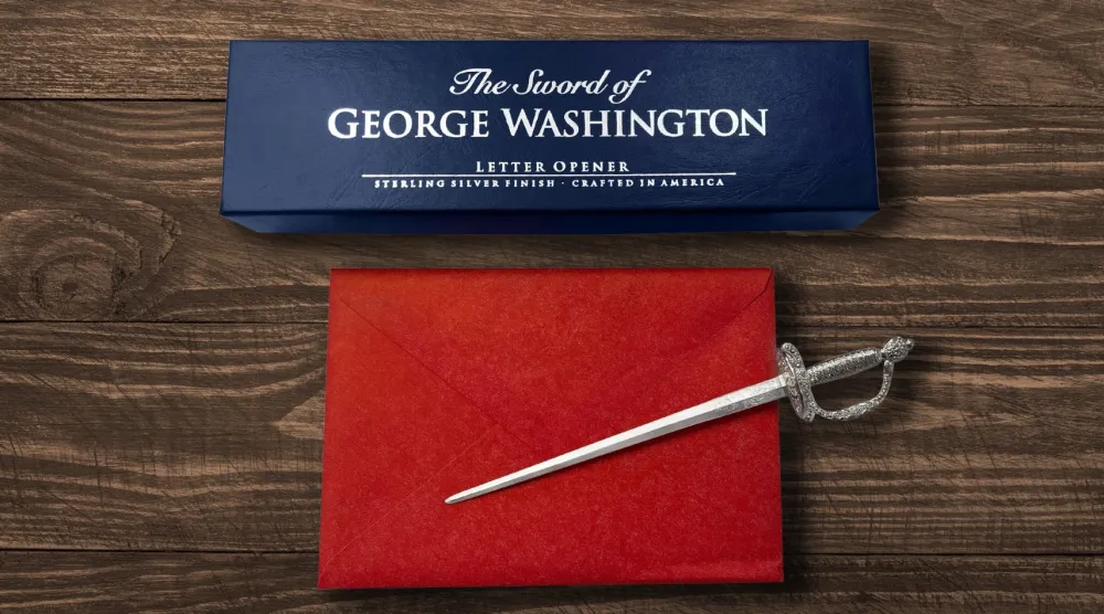 DESIGN MASTER ASSOCIATES George Washington Sword Letter Opener