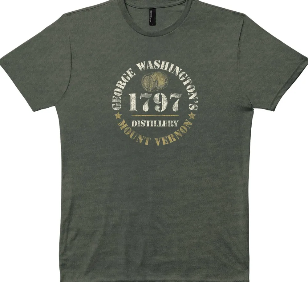 Techstyles Sportswear George Washington's Distilley T-Shirt