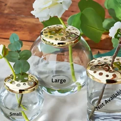 TAG Glass Floral Frog Vase - Two Sizes