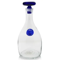 BLENKO GLASS COMPANY GW Decanter with Cobalt Seal