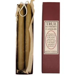 The Shops at Mount Vernon Hand Dipped 8" True Bayberry Candles