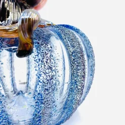 LUKE ADAMS HANDBLOWN GLASS Happily Ever After Glass Pumpkin - Assorted Sizes