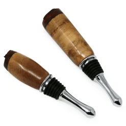 The Shops at Mount Vernon Historic Raw-Edged Wood Bottle Stopper - Wine Stopper