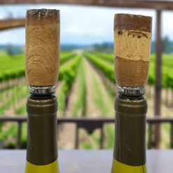 The Shops at Mount Vernon Historic Raw-Edged Wood Bottle Stopper - Wine Stopper