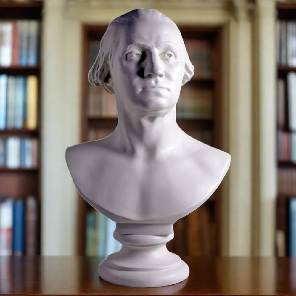 DESIGN MASTER ASSOCIATES Houdon Bust of George Washington, 24"