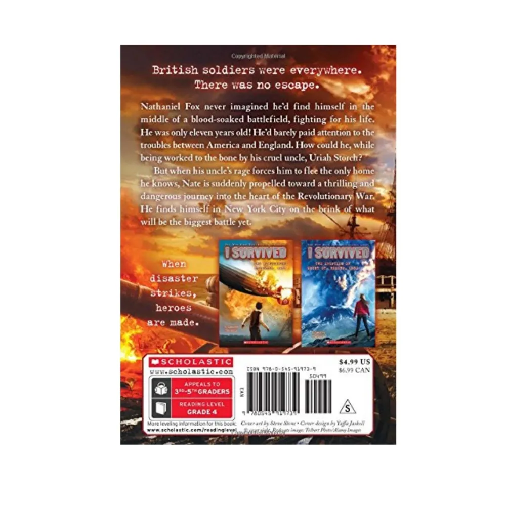 SCHOLASTIC INC. I Survived the American Revolution