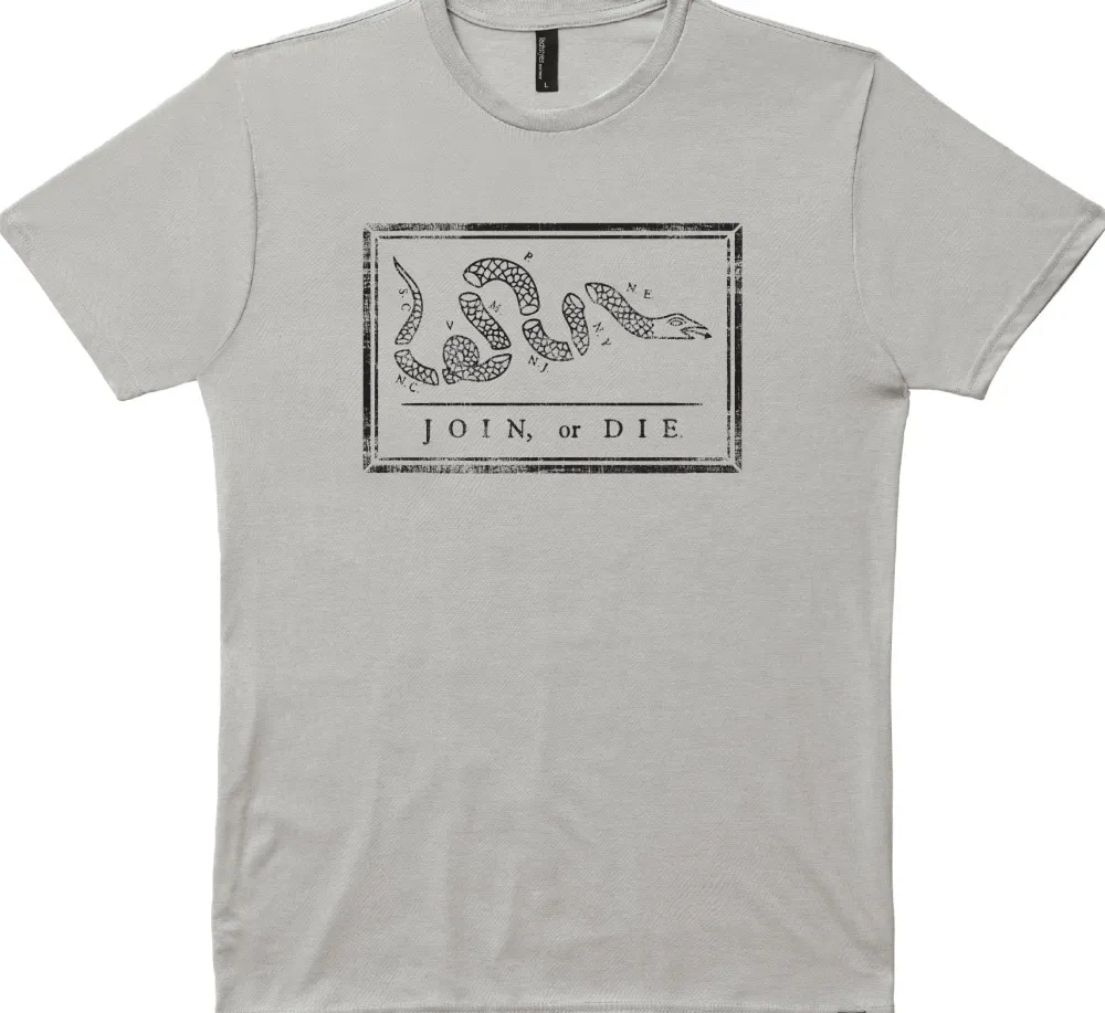 Techstyles Sportswear Join Or Die T-Shirt Unisex