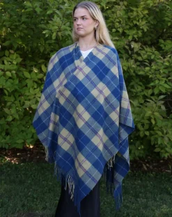 PATRICK KING WOOLLEN COMPANY Lambswool Tartan Cape