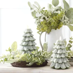 K & K Interiors Luminara Christmas Tree Candle - Flicker Flame