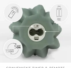 K & K Interiors Luminara Christmas Tree Candle - Flicker Flame