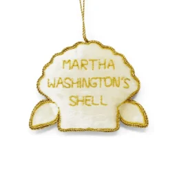 ST NICOLAS LTD. Martha Shell Ornament