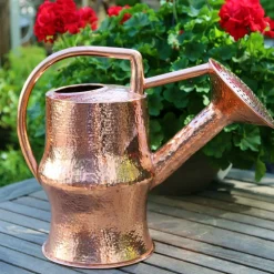 WILDWOOD LAMPS Martha Washington Hammered Copper Watering Can
