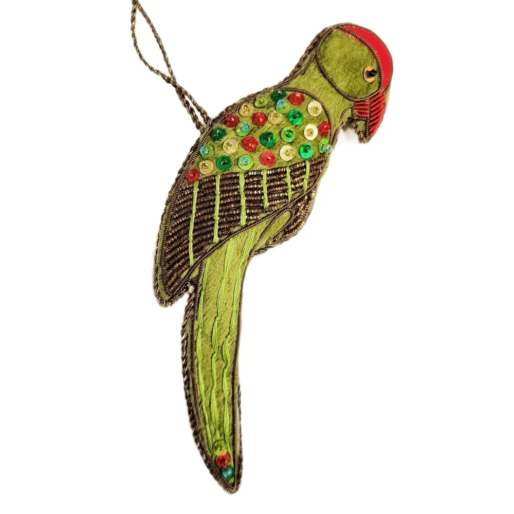 ST NICOLAS LTD. Martha Washington's Parrot Ornament