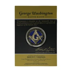 DESIGN MASTER ASSOCIATES Master Mason Challenge Coin - Third Edition