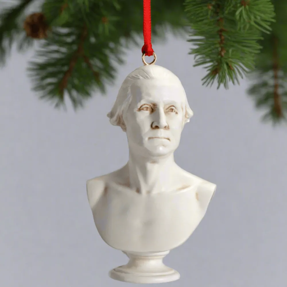 DESIGN MASTER ASSOCIATES Mini George Washington Bust Ornament
