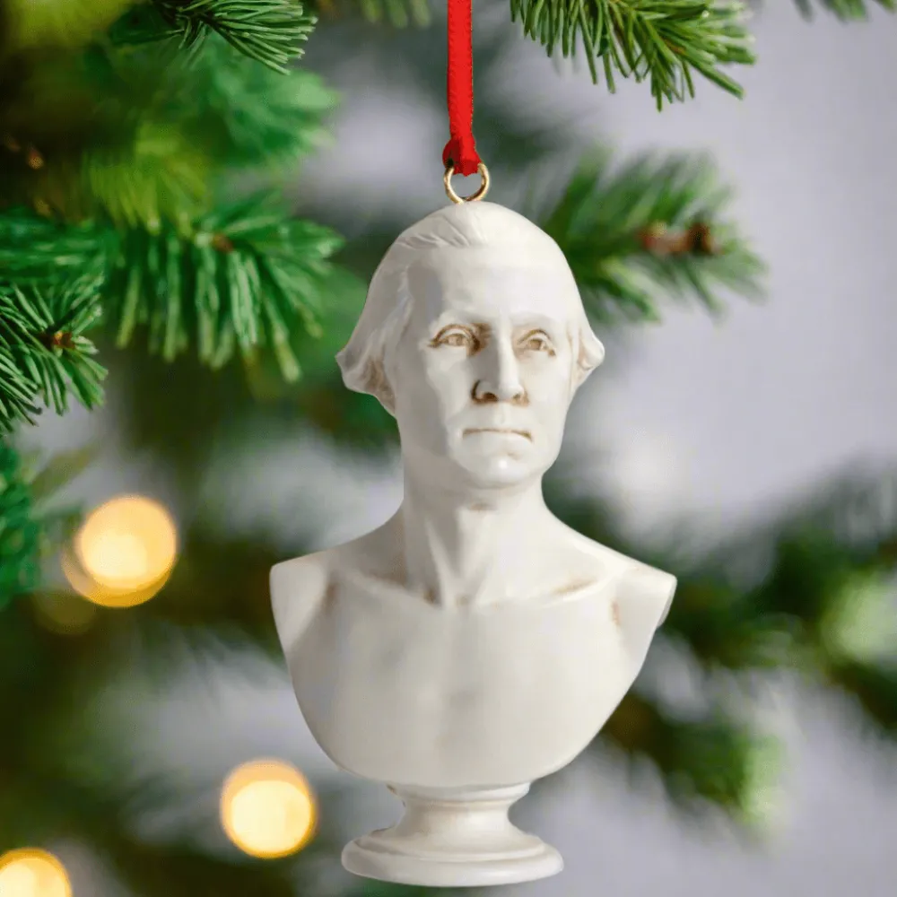 DESIGN MASTER ASSOCIATES Mini George Washington Bust Ornament