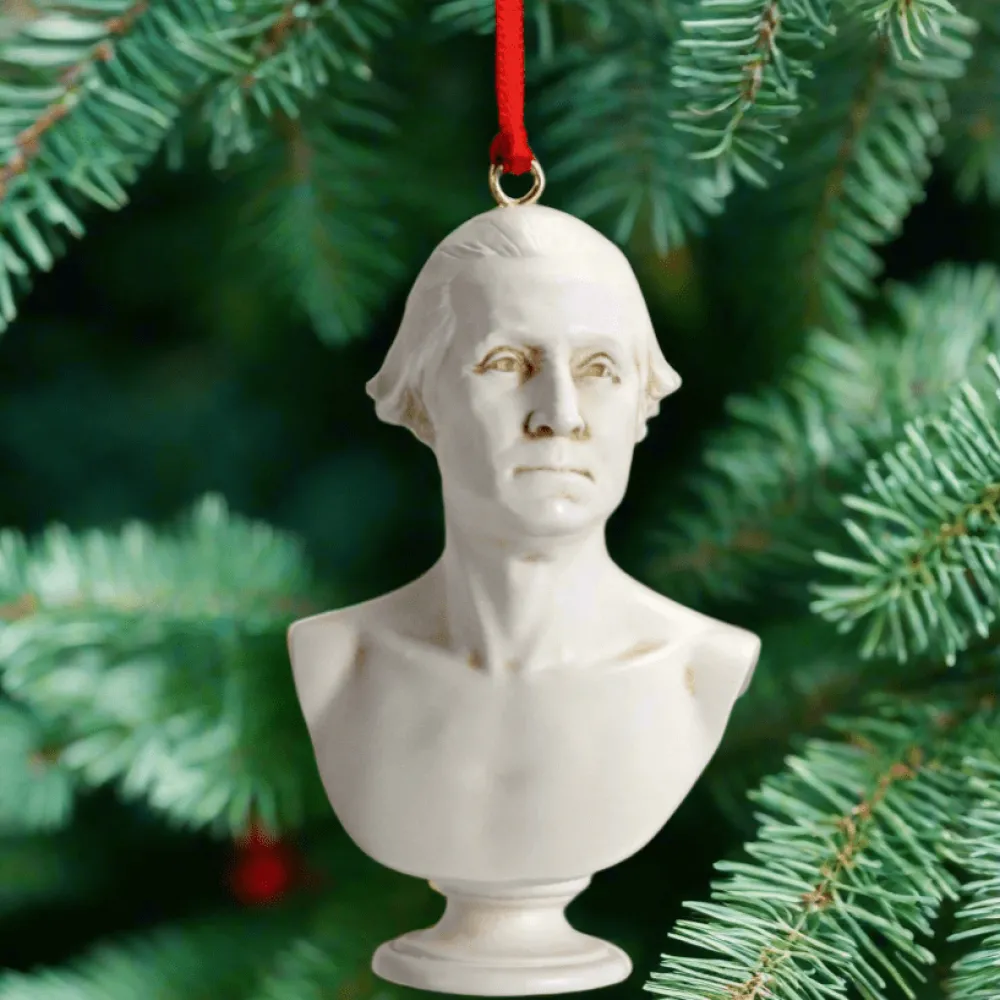 DESIGN MASTER ASSOCIATES Mini George Washington Bust Ornament