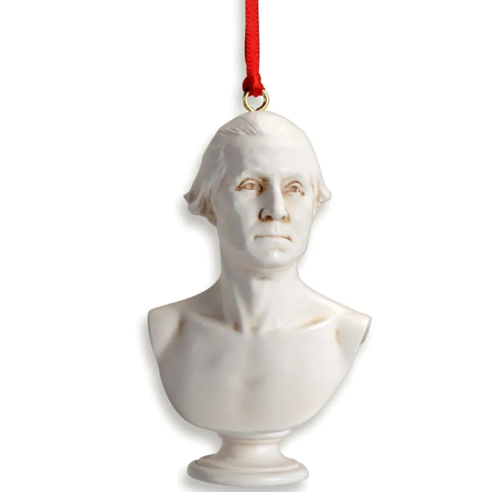 DESIGN MASTER ASSOCIATES Mini George Washington Bust Ornament