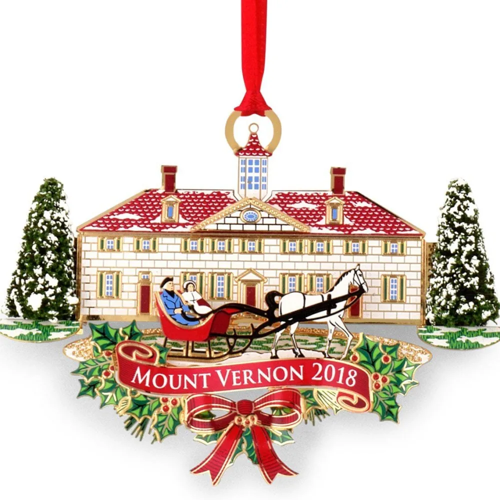 DESIGN MASTER ASSOCIATES Mount Vernon 2018 Annual Ornament