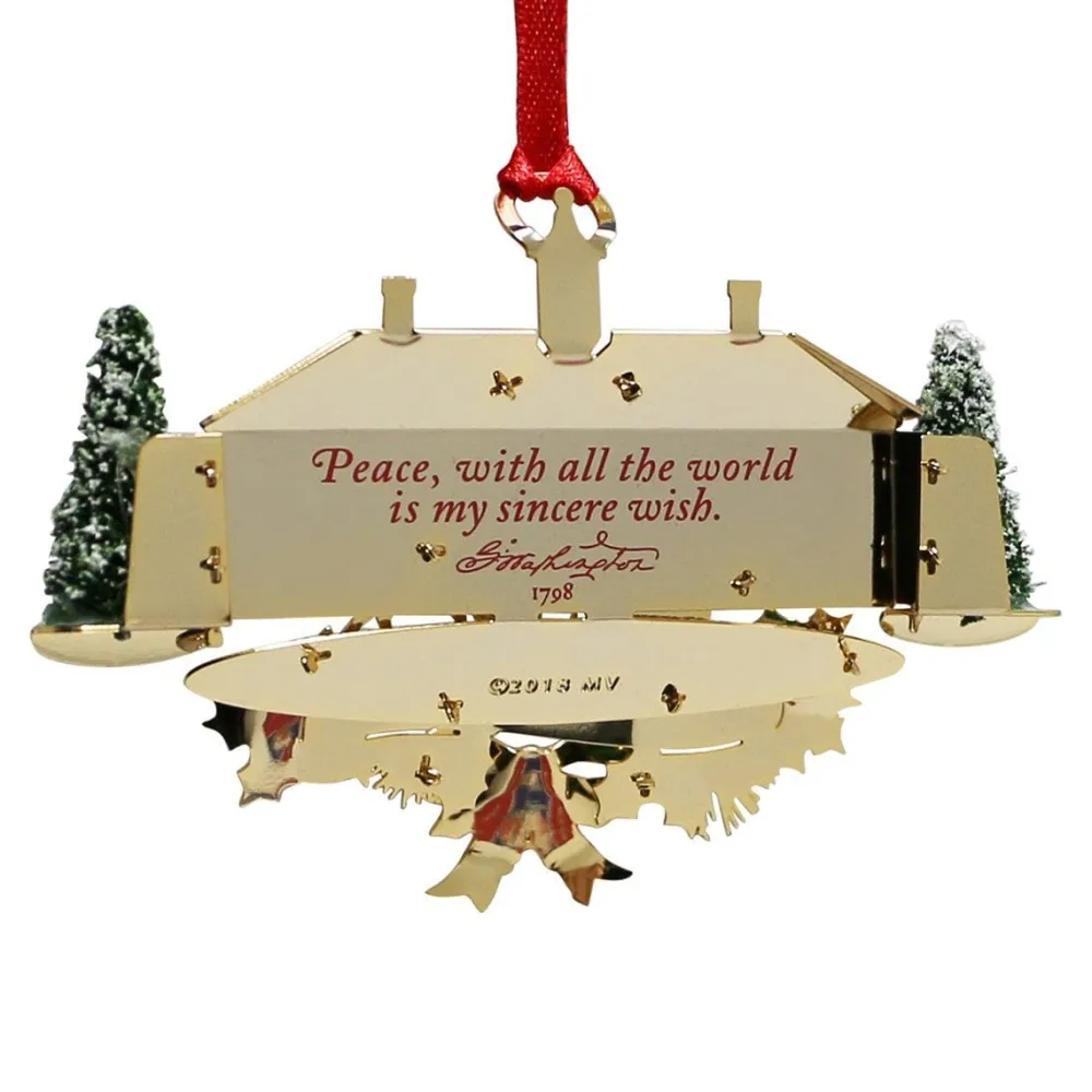 DESIGN MASTER ASSOCIATES Mount Vernon 2018 Annual Ornament