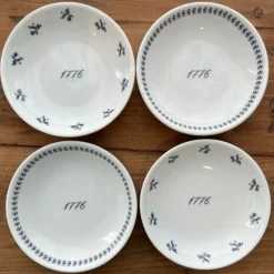 ROSANNA Mount Vernon 1776 Dipping Dishes Set/4