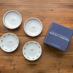 ROSANNA Mount Vernon 1776 Dipping Dishes Set/4