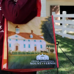 CHARLES PRODUCTS INC. Mount Vernon 1792 recycled tote bag