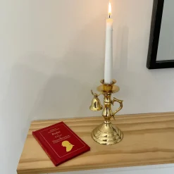 DESIGN MASTER ASSOCIATES Mount Vernon Brass Candlestick With Snuffer