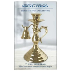 DESIGN MASTER ASSOCIATES Mount Vernon Brass Candlestick With Snuffer