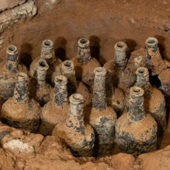 SHELTON GLASS WORKS Mount Vernon Cellar Bottle Reproduction