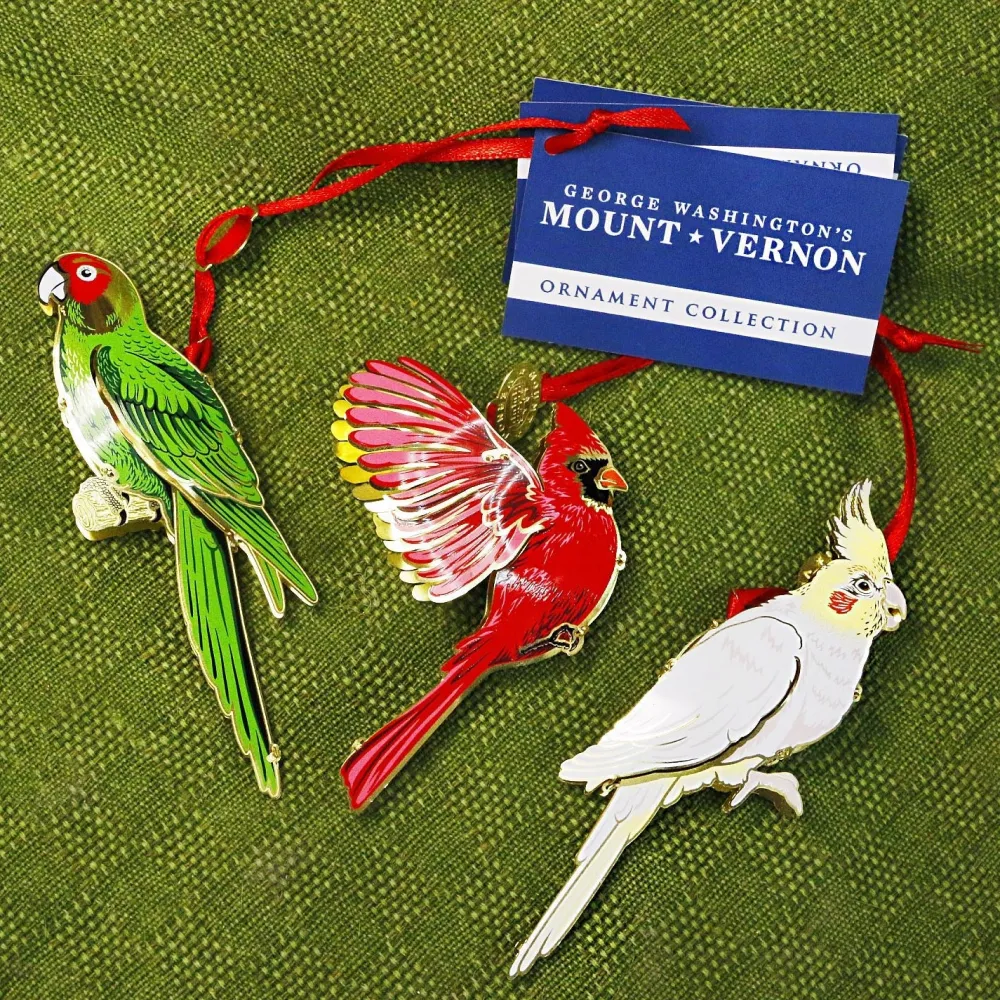 DESIGN MASTER ASSOCIATES Mount Vernon Cockatiel 3D Ornament