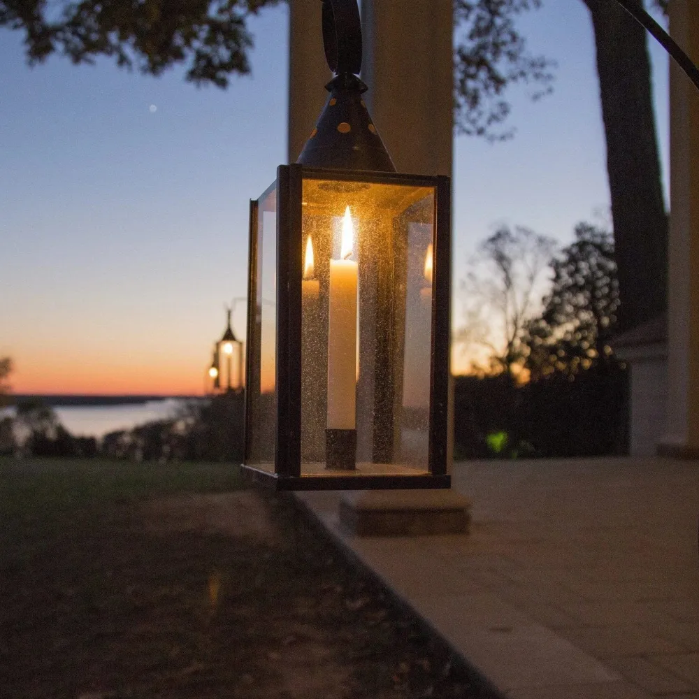 Brubaker Metalcrafts Mount Vernon Colonial Black Lantern