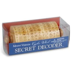DESIGN MASTER ASSOCIATES Mount Vernon Cypher Wheel Secret Decoder