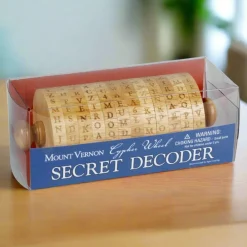 DESIGN MASTER ASSOCIATES Mount Vernon Cypher Wheel Secret Decoder