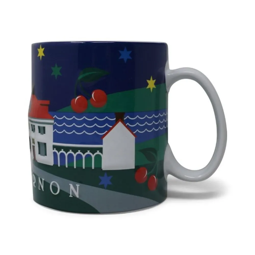 CHARLES PRODUCTS INC. Mount Vernon 3D Cherry Mug
