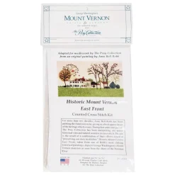 The Shops at Mount Vernon Mount Vernon East Front - Cross Stitch Kit