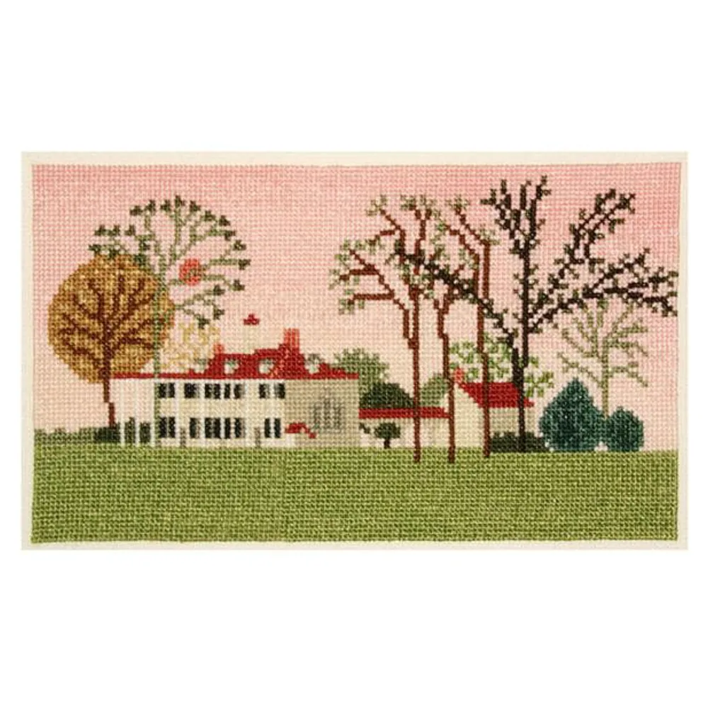 The Shops at Mount Vernon Mount Vernon East Front - Cross Stitch Kit