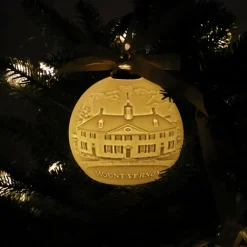 DESIGN MASTER ASSOCIATES Mount Vernon Illuminated Porcelain Ornament