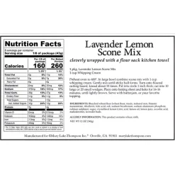 MARY LAKE-THOMPSON LTD Mount Vernon Lavender Lemon Scone Mix