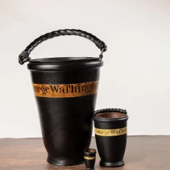 DESIGN MASTER ASSOCIATES Mount Vernon Leather Fire Bucket