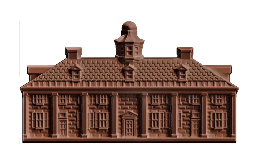 DESIGN MASTER ASSOCIATES Mount Vernon Mansion Milk Chocolate - East Front