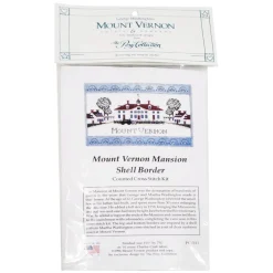 The Shops at Mount Vernon Mount Vernon Mansion Shell Border - Cross Stitch Kit