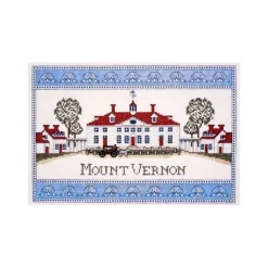 The Shops at Mount Vernon Mount Vernon Mansion Shell Border - Cross Stitch Kit