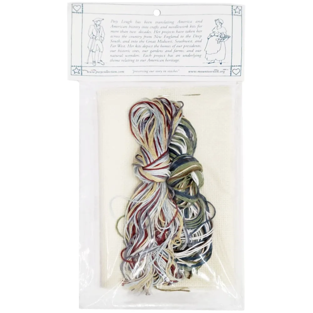 The Shops at Mount Vernon Mount Vernon Mansion Shell Border - Cross Stitch Kit