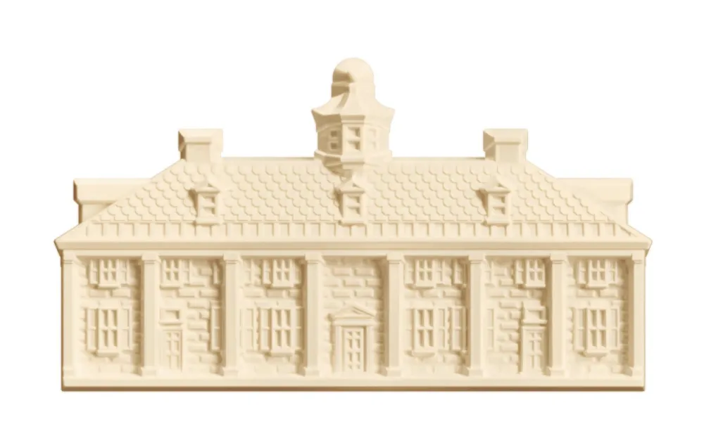 DESIGN MASTER ASSOCIATES Mount Vernon Mansion White Chocolate West Front